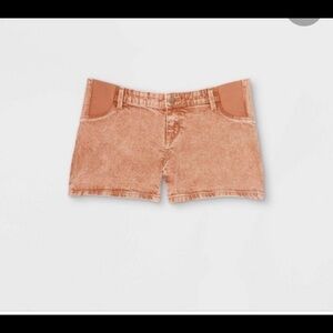 UNIVERSAL THREAD HIGHEST RISE MIDI CARPENTER SIDE PANEL SHORTS